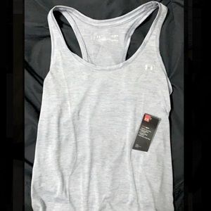 Grey Under Armor heat gear tank top